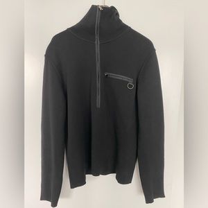 Black Prada Zip up sweater XL